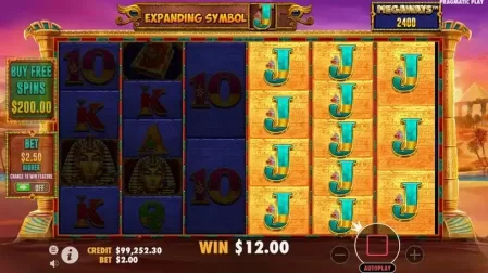 Book of Tut Megaways slot screenshot 4