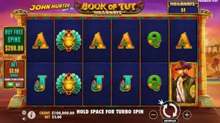 Book of Tut Megaways slot screenshot 1