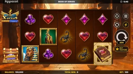 Book of Xerxes – Diamond Treasures slot screenshot 1