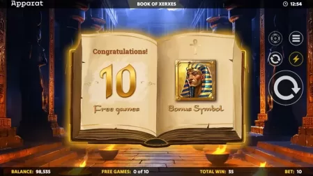 Book of Xerxes – Diamond Treasures slot screenshot 2