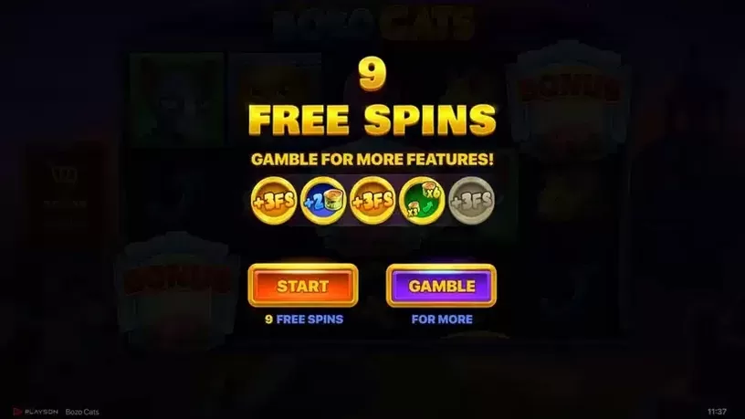 Bozo Cats slot screenshot 4