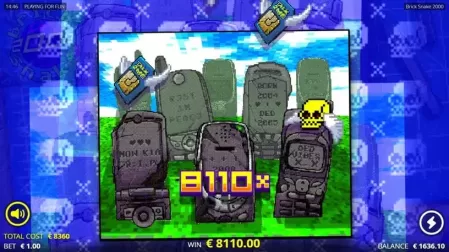 Brick Snake 2000 slot screenshot 2