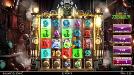 Castle of Terror 2 slot screenshot 3