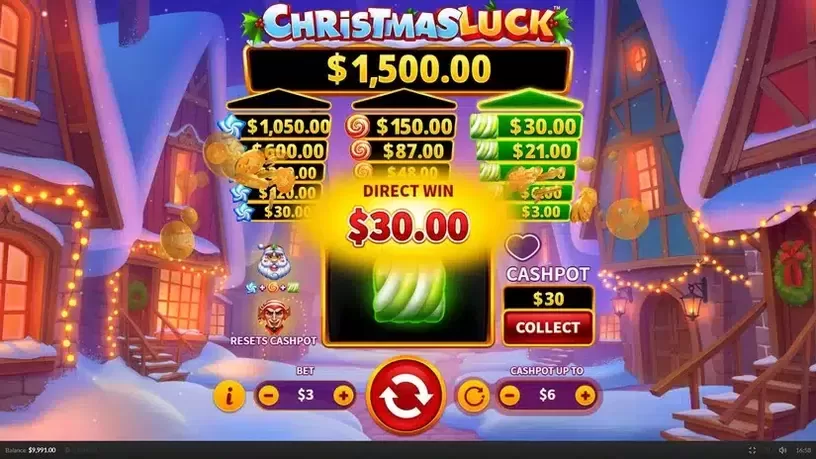 Christmas Luck slot screenshot 3