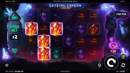 Crystal Cavern Mini-Max slot screenshot 4