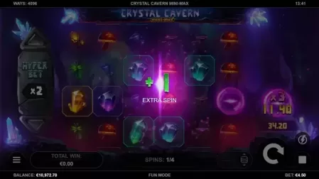Crystal Cavern Mini-Max slot screenshot 6