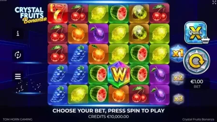 Crystal Fruits Bonanza slot screenshot 1