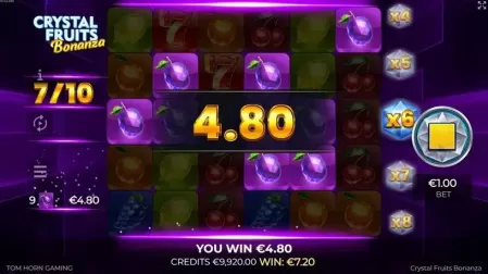 Crystal Fruits Bonanza slot screenshot 5