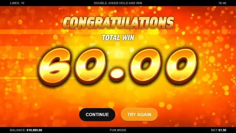 Double Joker Hold and Win slot screenshot 