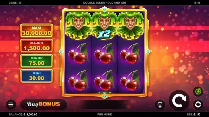 Double Joker Hold and Win slot screenshot 