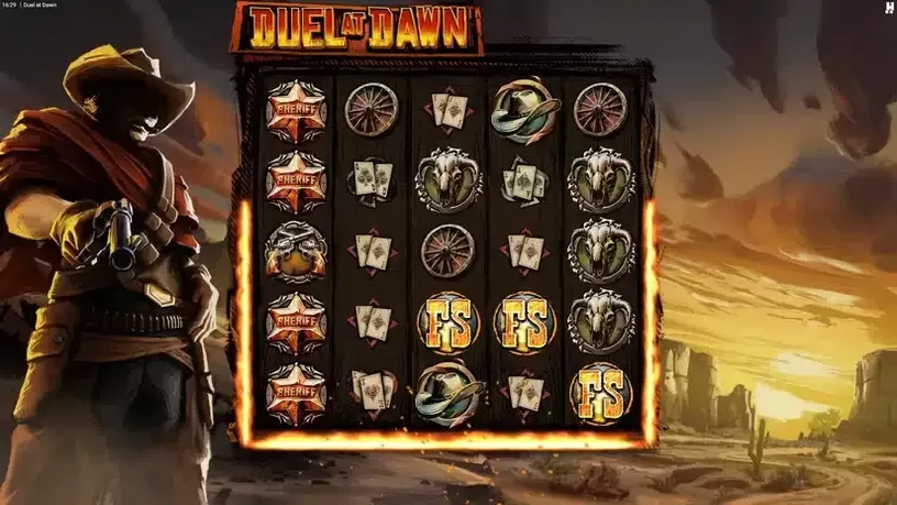 Duel At Dawn slot screenshot 1