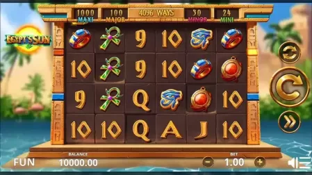 Egypt's Sun slot screenshot 1