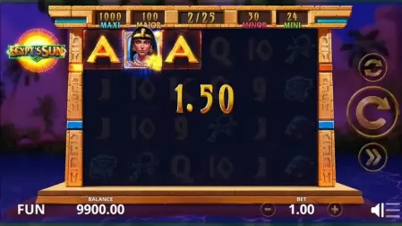 Egypt's Sun slot screenshot 3