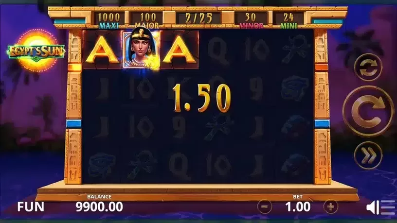 Egypt's Sun slot screenshot 3