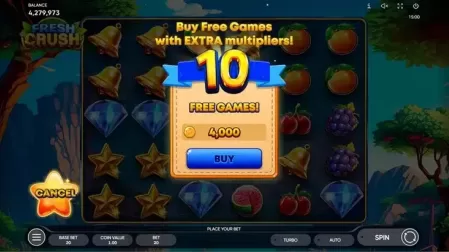 Fresh Crush slot screenshot 2