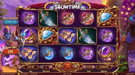 Genie's Showtime slot screenshot 1