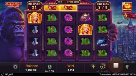 Jungle King slot screenshot 3