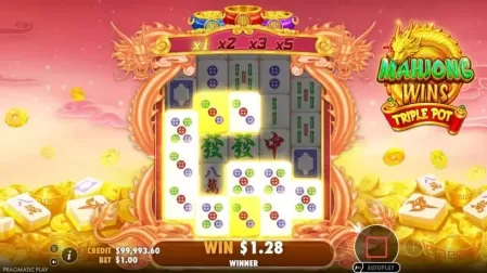 Mahjong Wins Triple Pot slot screenshot 4