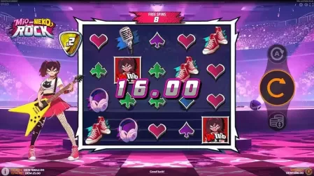 Mio and Neko Rock slot screenshot 5