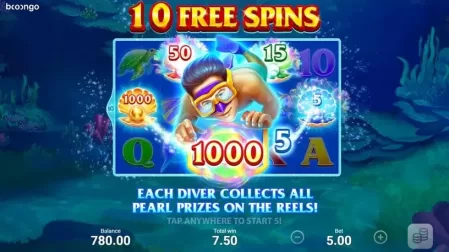 Pearl Diver slot screenshot 4