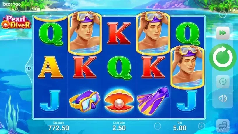 Pearl Diver slot screenshot 3