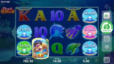 Pearl Diver slot screenshot 5