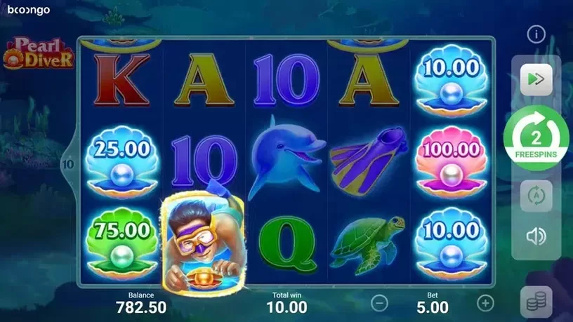Pearl Diver slot screenshot 5