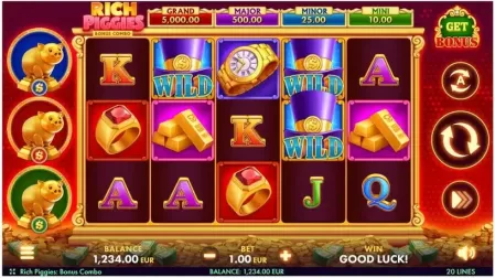 Rich Piggies: Bonus Combo slot screenshot 1