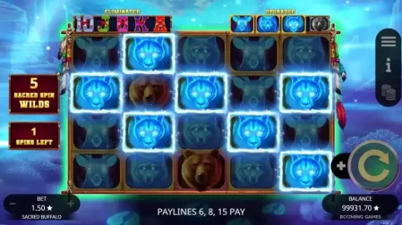 Sacred Buffalo slot screenshot 6