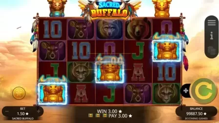 Sacred Buffalo slot screenshot 2