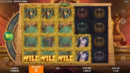 Scepter of Anubis slot screenshot 7
