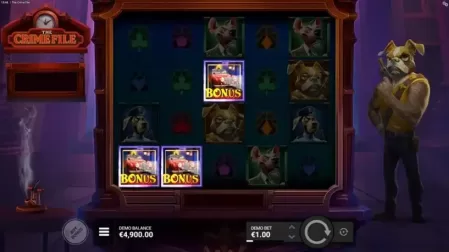 The Crime File slot screenshot 2