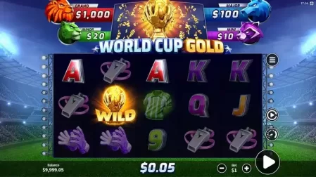 World Cup Gold slot screenshot 2