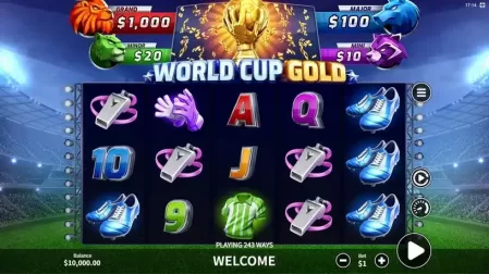 World Cup Gold slot screenshot 1