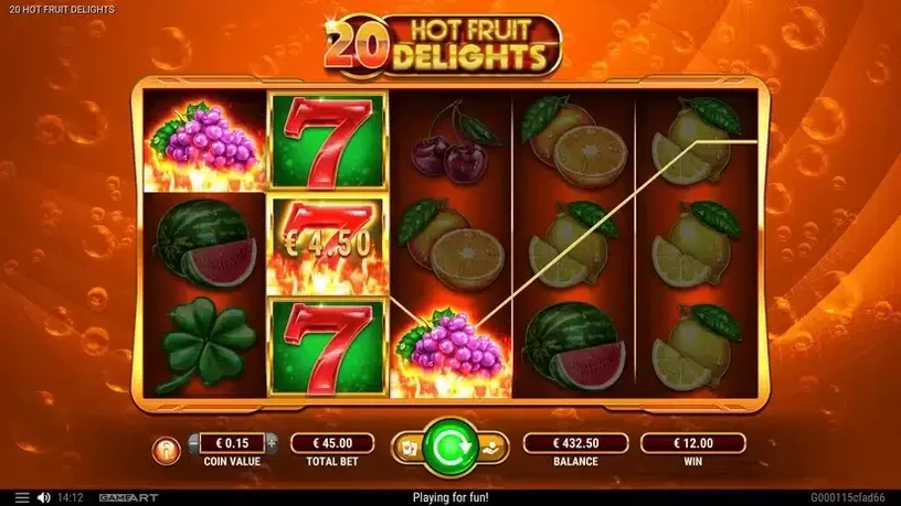 20 Hot Fruit Delights slot screenshot 5