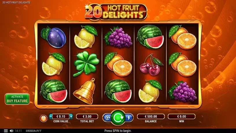 20 Hot Fruit Delights slot screenshot 1