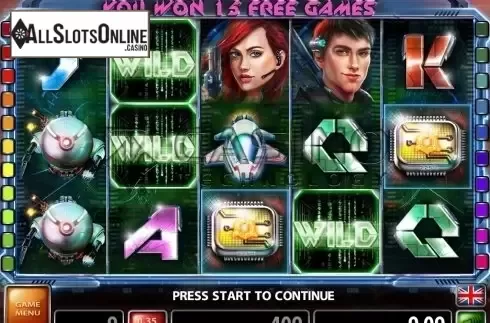 Win screen 2. 2254 A.C. Revolution from Casino Technology
