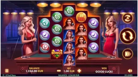 8 Pool Stars slot screenshot 1