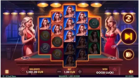 8 Pool Stars slot screenshot 3