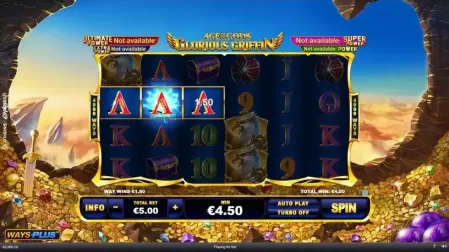 Age Of The Gods: Glorious Griffin slot screenshot 2