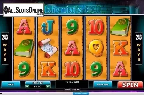 Screen7. Alchemist's Spell (Playtech) from Playtech