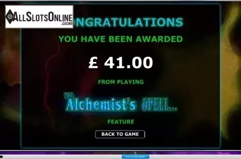 Screen9. Alchemist's Spell (Playtech) from Playtech