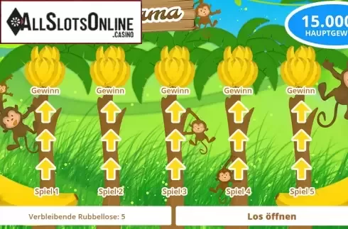 Game screen. Bananarama from Gluck Games