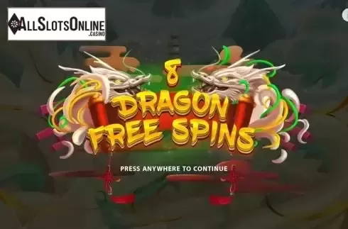 Free Spins screen