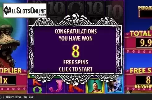 Free Spins 1. Beetlejuice Megaways from Barcrest
