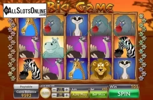 Win Screen 2. Big Game from Genii