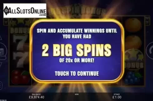 Bonus Game 2