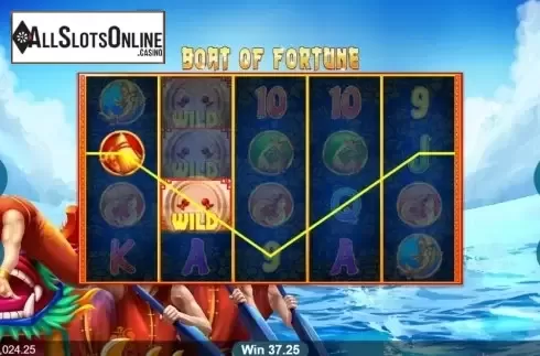 Win Screen 1. Boat of Fortune from Microgaming
