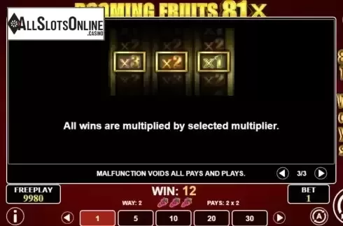 Game Rules screen