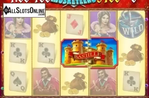 Reel Screen. Brave Musketeers from Octavian Gaming